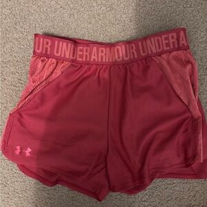 Under Armour Coral Athletic Shorts